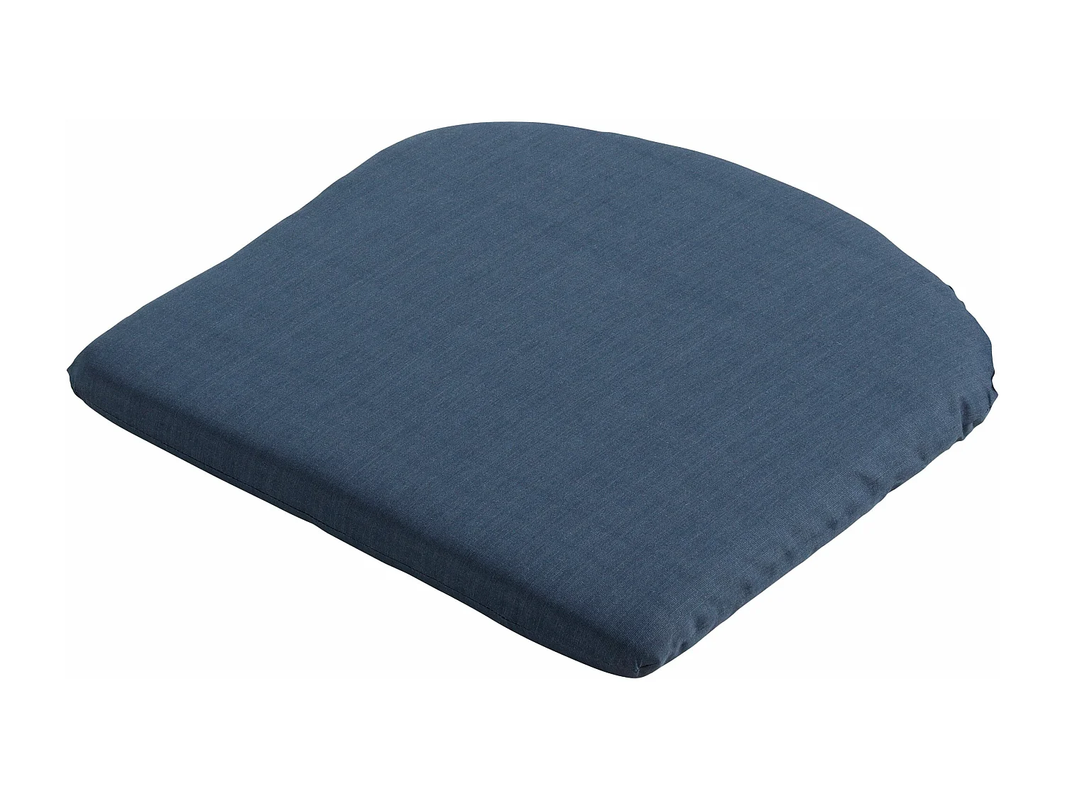 Coussin d'assise Basic cobalt - Environ 46x48 cm - Lot de 4