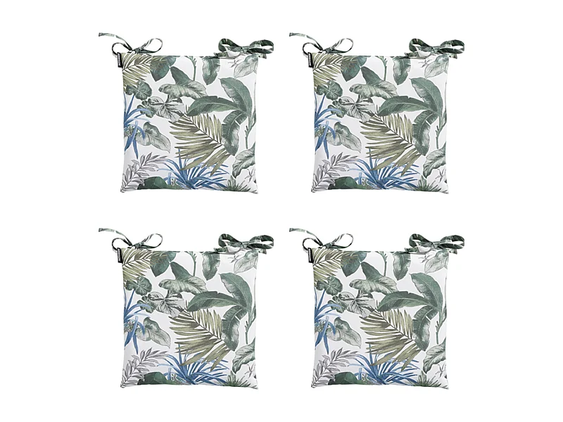 Zitkussen Bliss blue - Ca. 46x46 cm - Set van 4