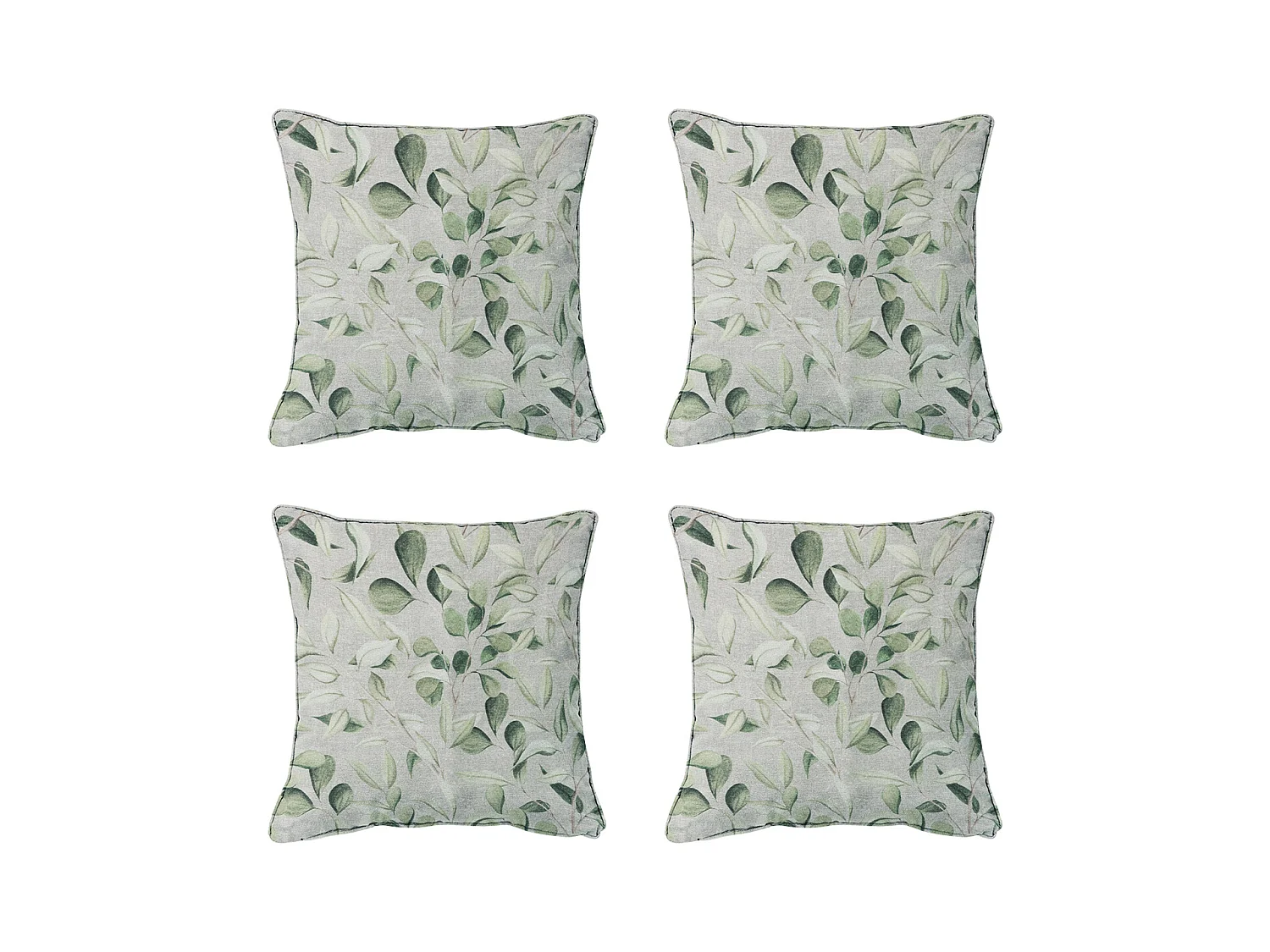 Coussin décoratif Diez - Env. 50x50 cm - Lot de 4