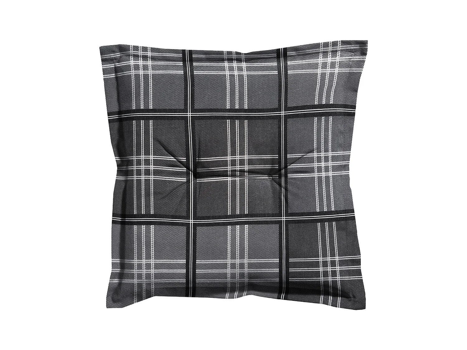 Sitzkissen Patchy grau - Ca. 50x50 cm - 4er Set