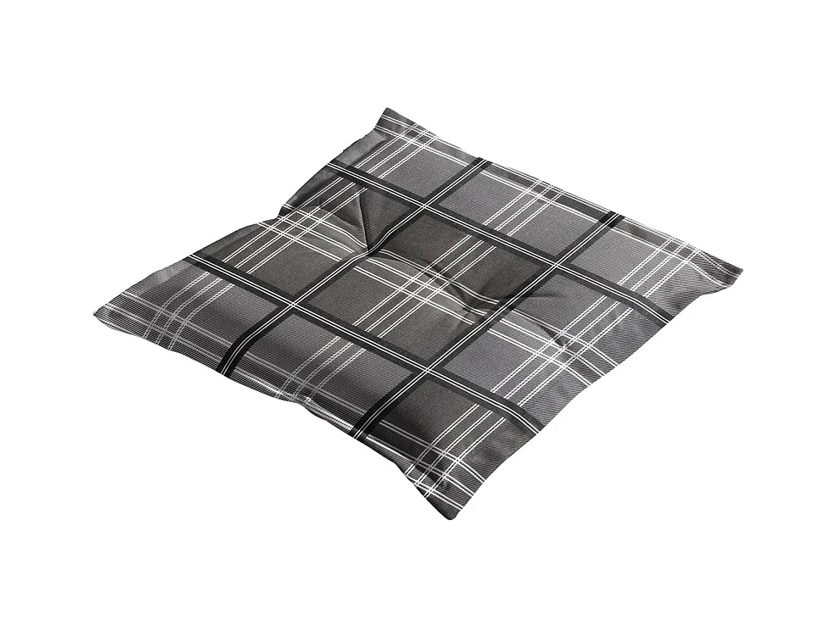 Sitzkissen Patchy grau - Ca. 50x50 cm - 4er Set