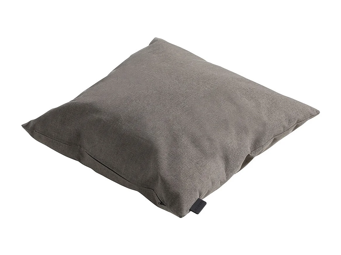 Coussin décoratif Oxford taupe - Env. 45x45 cm - Lot de 4