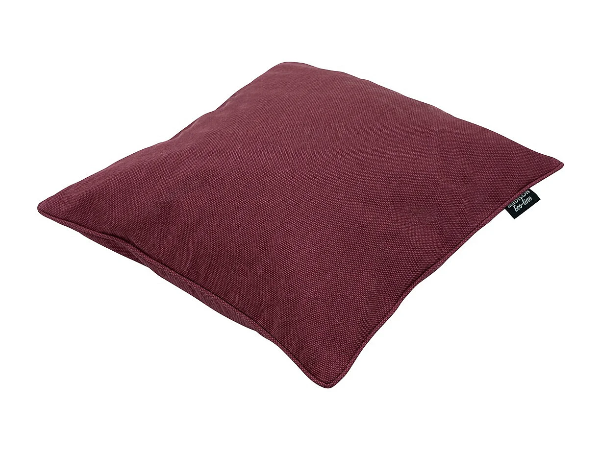Coussin décoratif Bordeaux toile éco+ - Env. 50x50 cm - Lot de 4