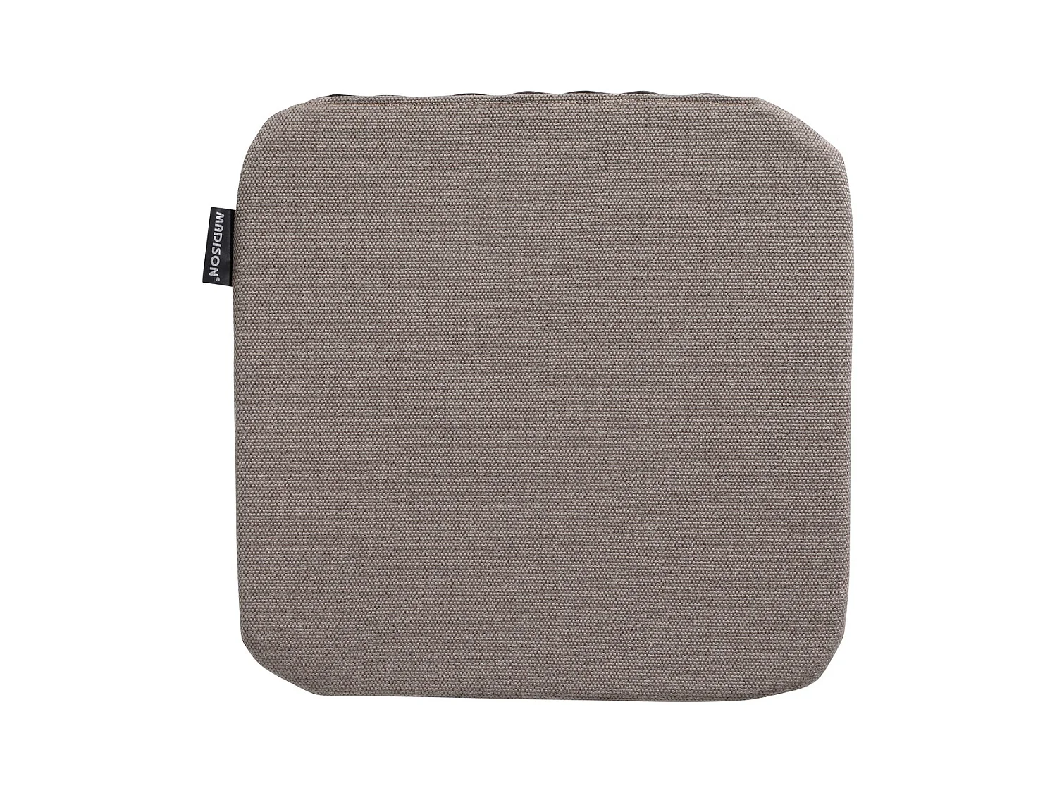 Coussin d'assise Manchester taupe - Environ 40x40 cm - Lot de 4