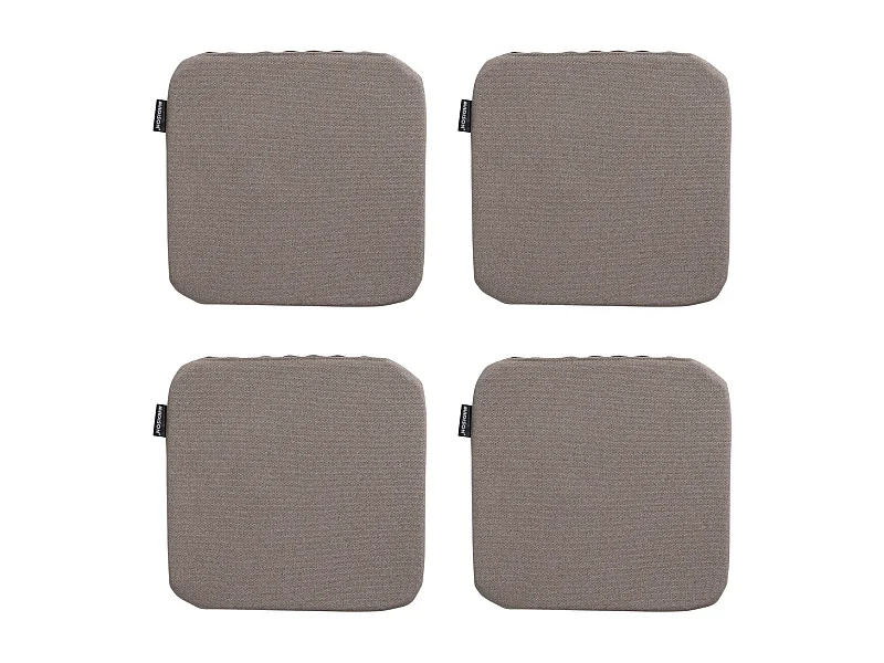 Zitkussen Manchester taupe - Ca. 40x40 cm - Set van 4