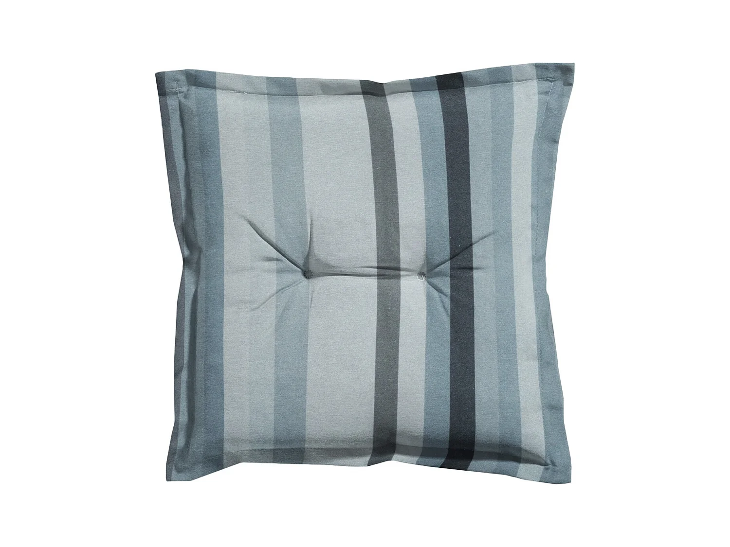 Coussin d'assise Righe gris - Environ 50x50 cm - Lot de 4