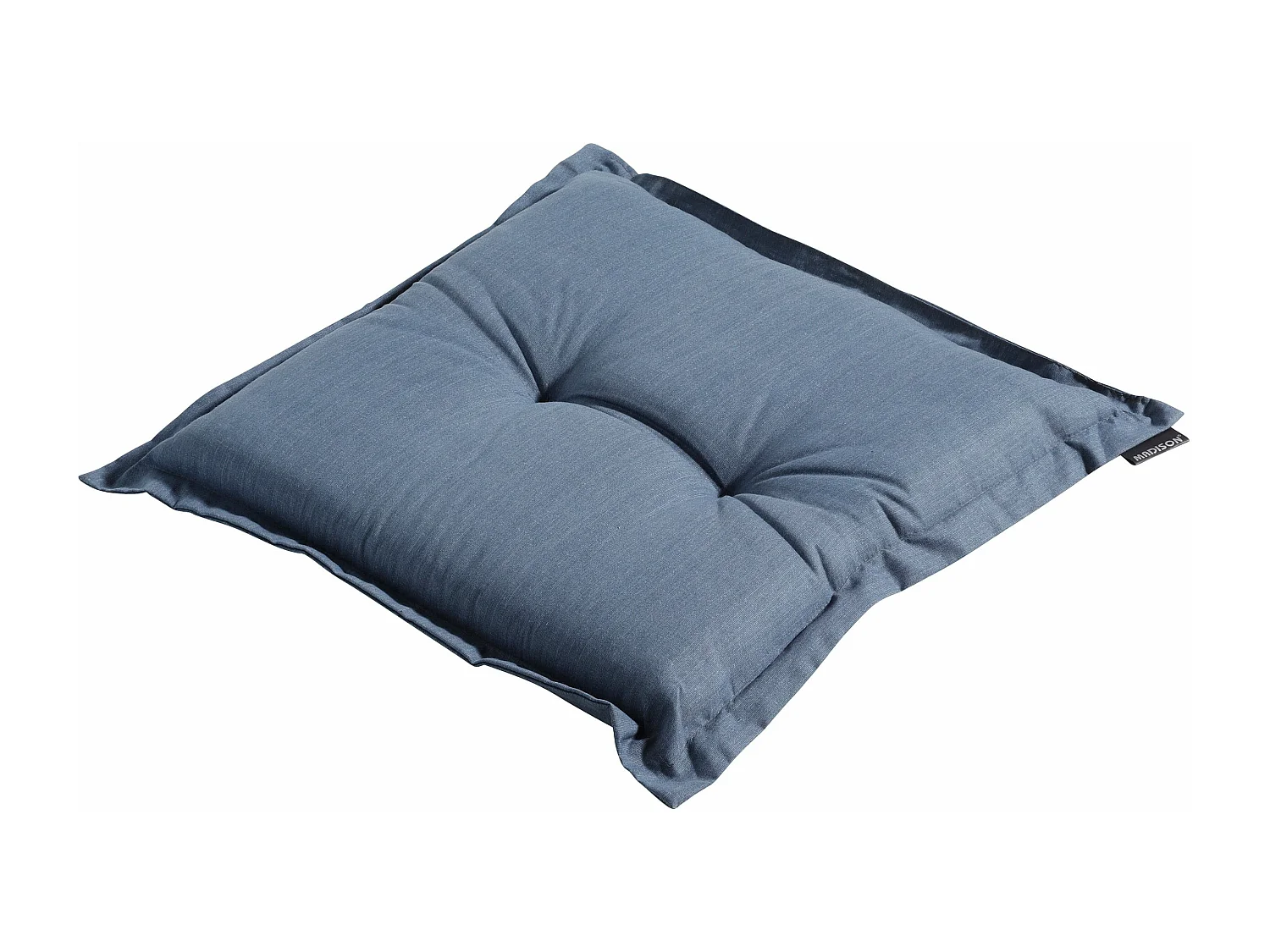 Coussin d'assise Basic cobalt - Environ 50x50 cm - Lot de 4