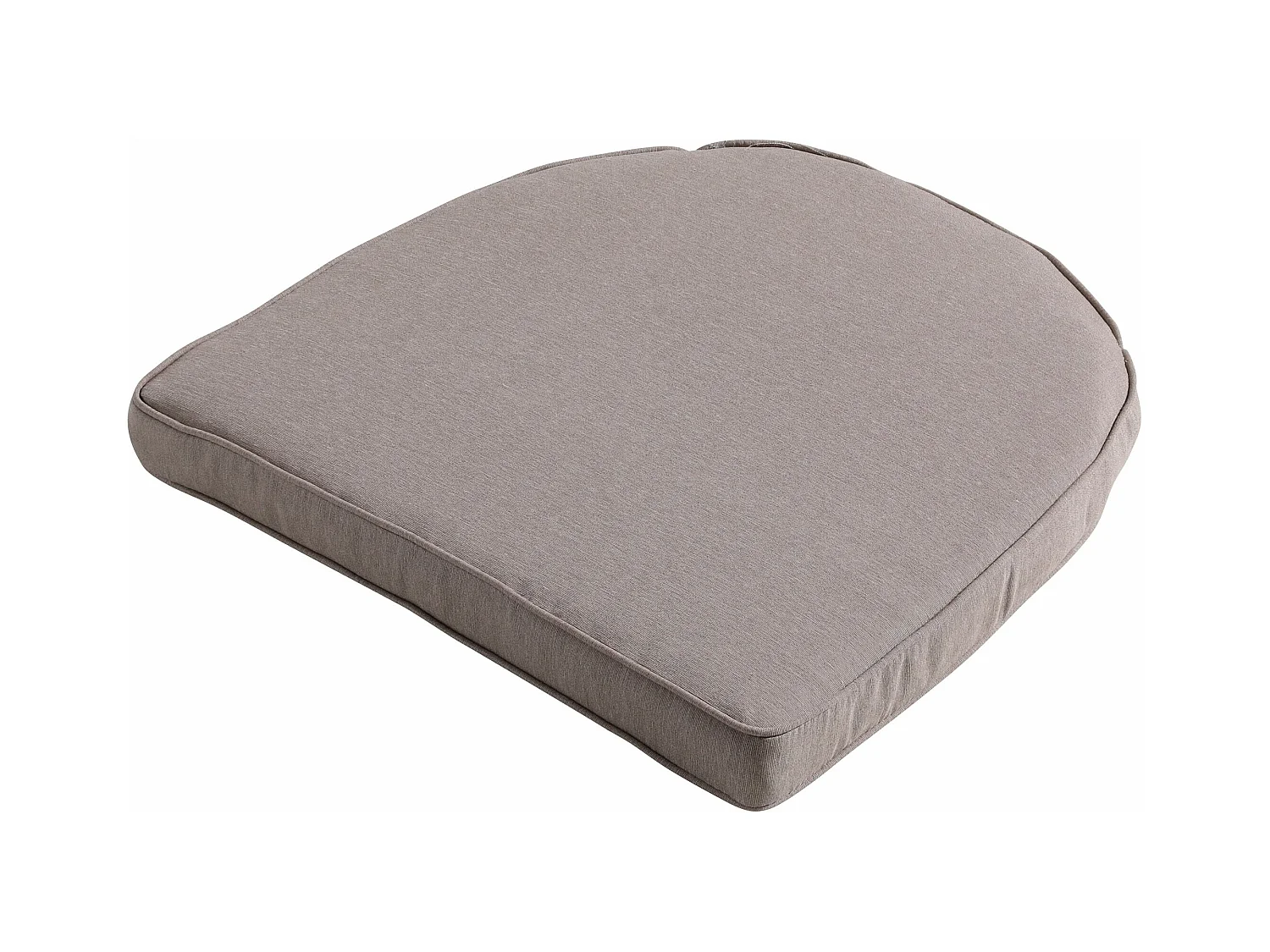 Coussin d'assise Wicker York Panama taupe - Env. 48x48 cm - Lot de 4