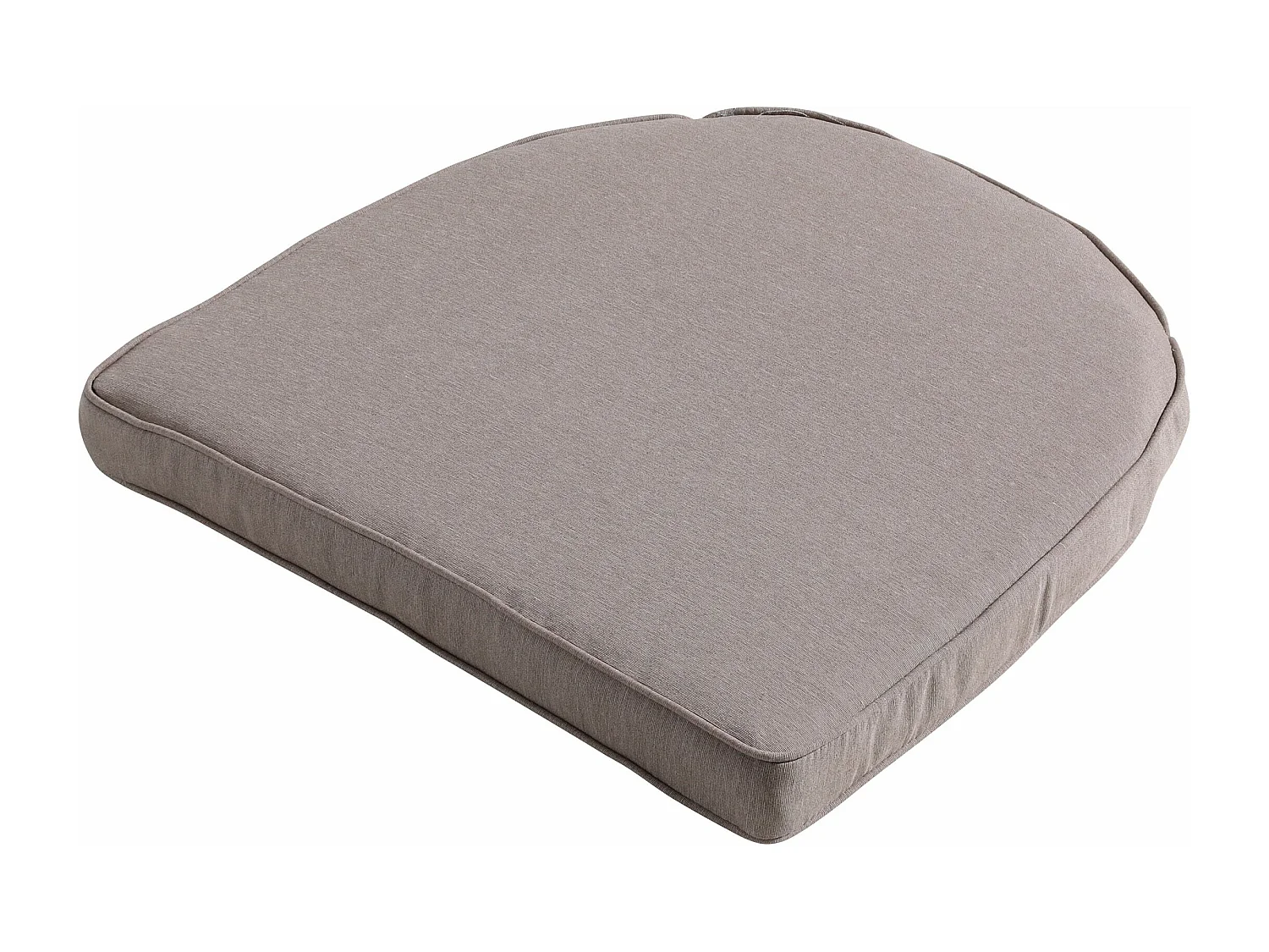 Coussin d'assise Wicker York Panama taupe - Env. 48x48 cm - Lot de 4