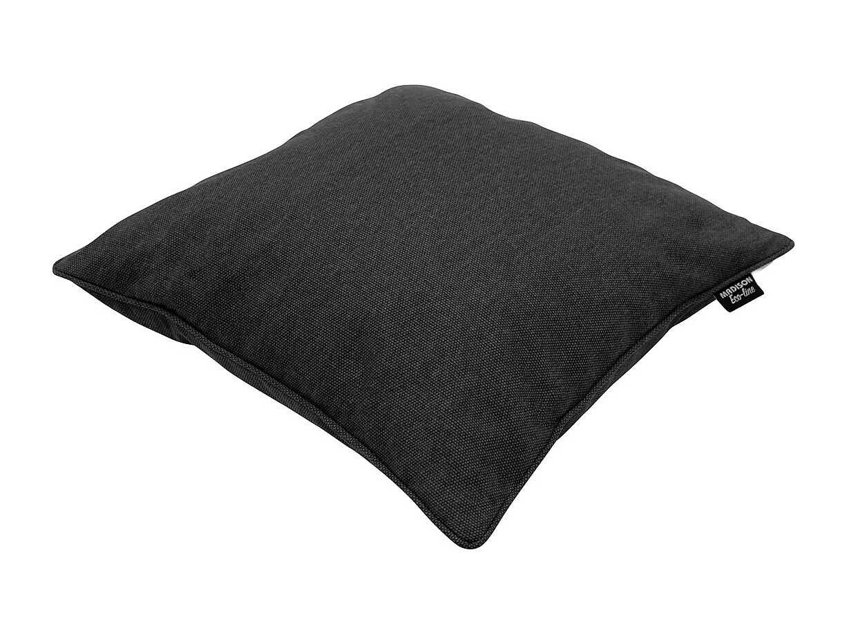 Coussin décoratif Toile noire éco+ - Environ 50x50 cm - Lot de 4
