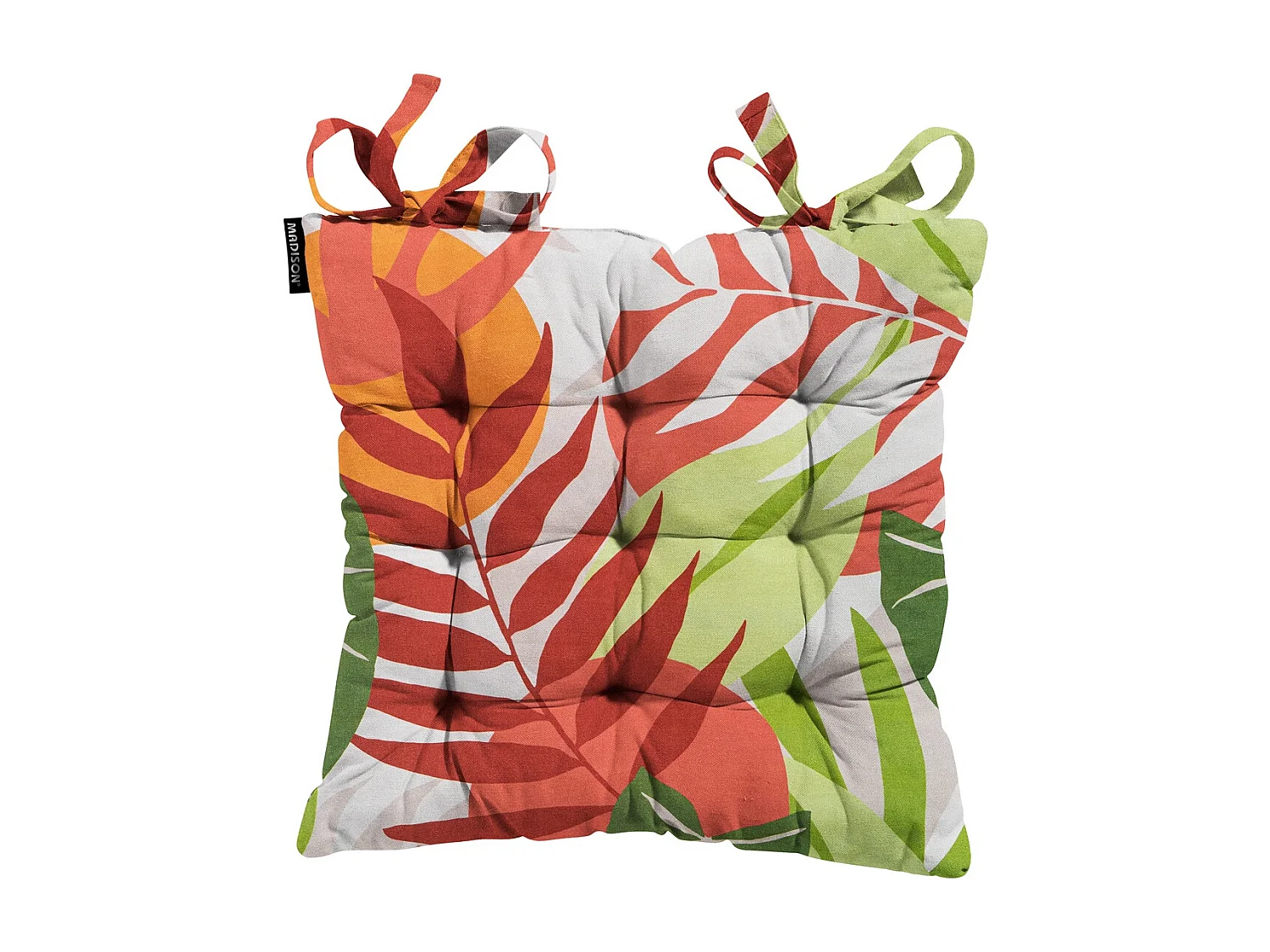 Coussin d'assise Toscane Iven terra - Environ 46x46 cm - Lot de 4