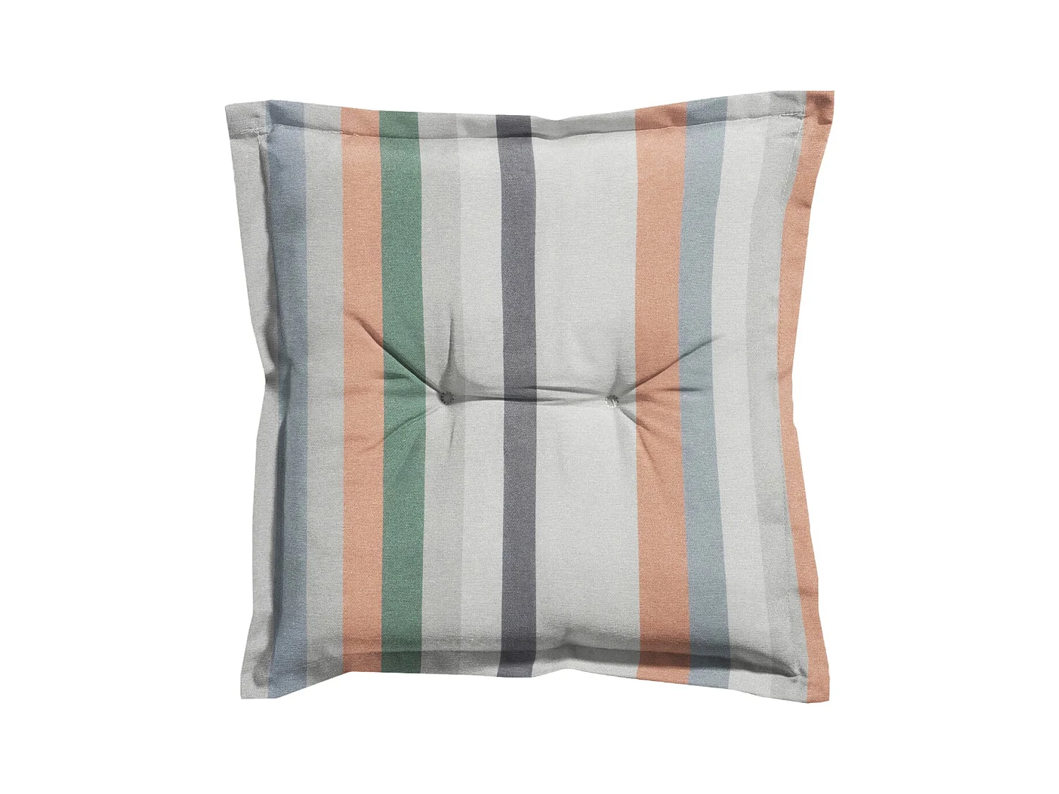 Coussins d'assise Righe salmone - Environ 50x50 cm - Lot de 4