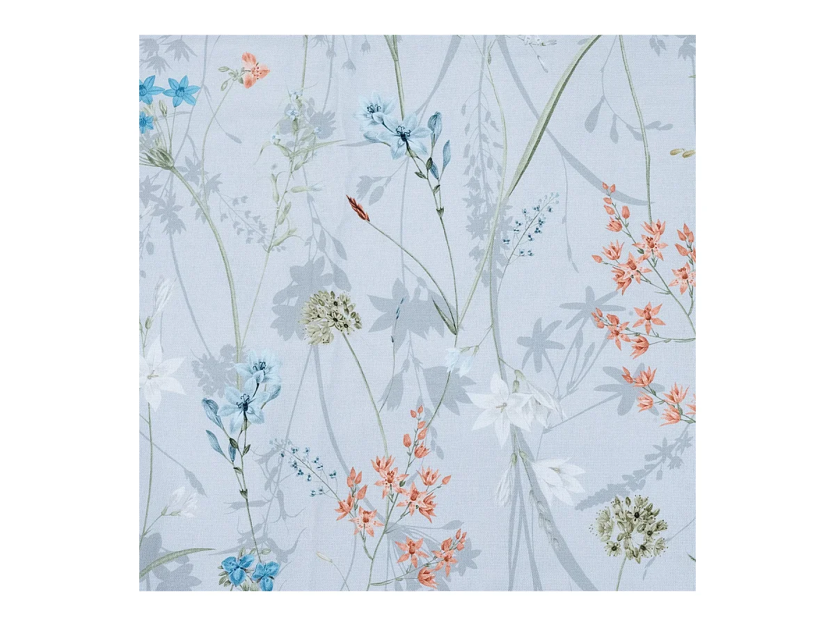 Coussin d'assise Wicker Donna toile azur éco+ - Env. 48 x 48 cm - Lot de 4