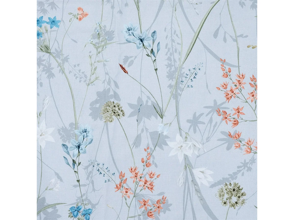 Coussin d'assise Wicker Donna toile azur éco+ - Env. 48 x 48 cm - Lot de 4