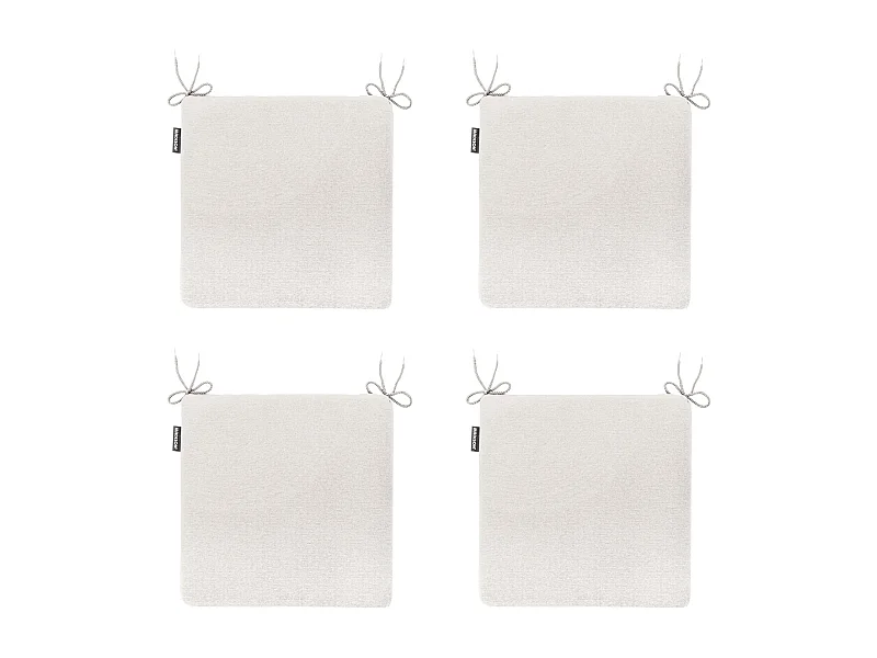 Sitzkissen Neapel Sand - Ca. 40x40 cm - 4er Set