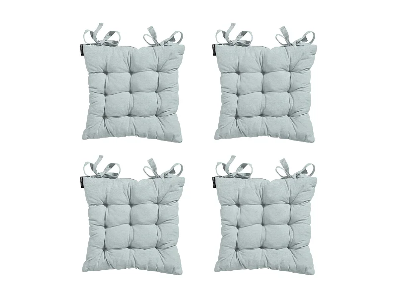 Zitkussen Toscane Napels azure - Ca. 46x46 cm - Set van 4