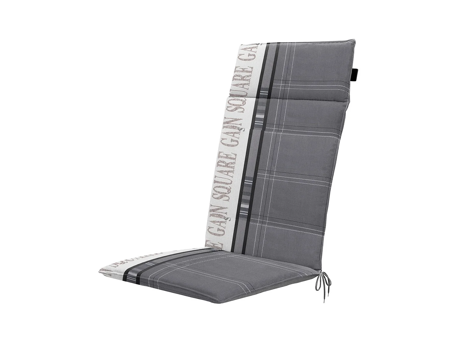 Gartenstuhlauflage High Back Madison garden grey - Ca. 120x50 cm - 4er Set
