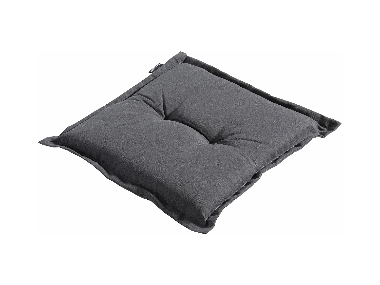 Coussin d'assise Panama gris - Environ 50 x 50 cm - Lot de 4