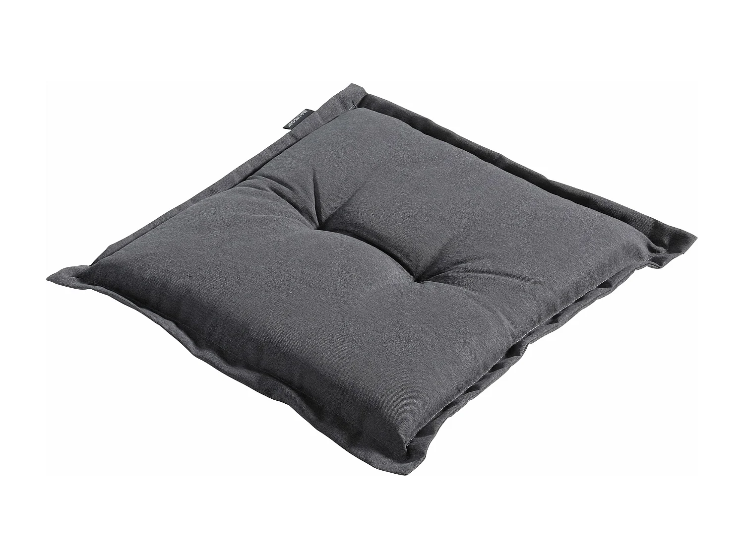 Coussin d'assise Panama gris - Environ 50 x 50 cm - Lot de 4