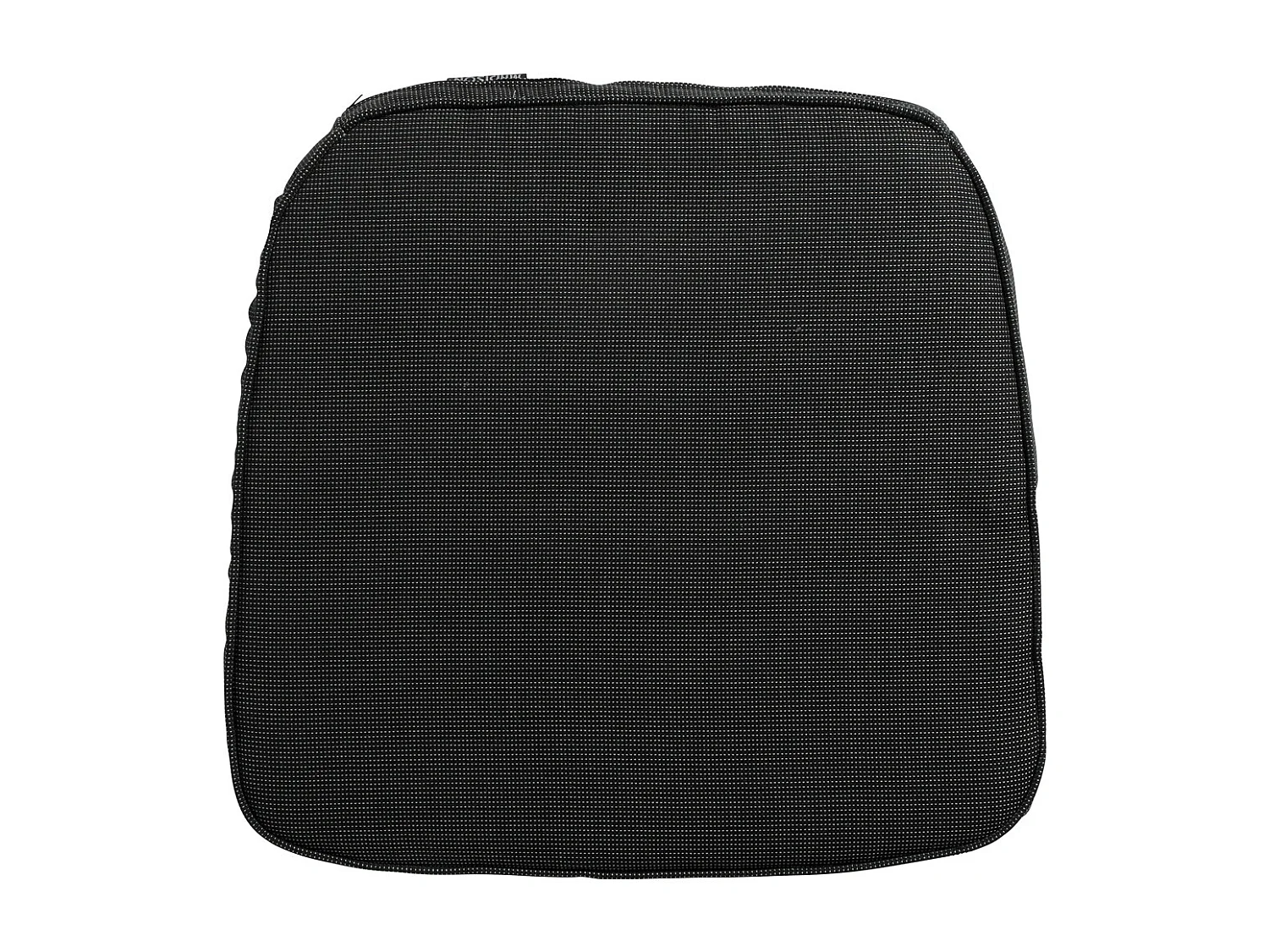 Coussin d'assise Wicker Rib noir - Environ 48 x 48 cm - Lot de 4