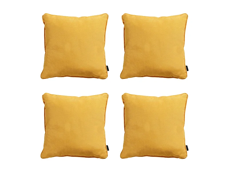 Sierkussen Panama golden glow - Ca. 45x45 cm - Set van 4