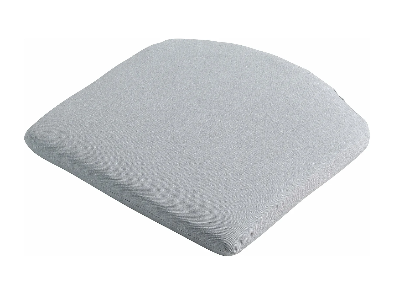 Coussin d'assise Panama gris clair - Env. 46x48 cm - Lot de 4