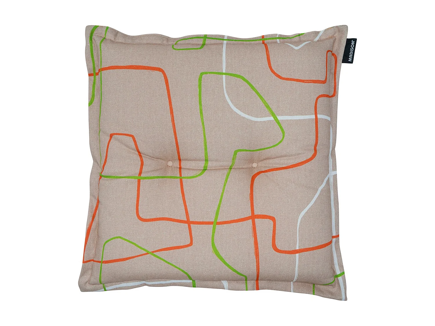 Coussin d'assise Joah Terra - Environ 50x50 cm - Lot de 4