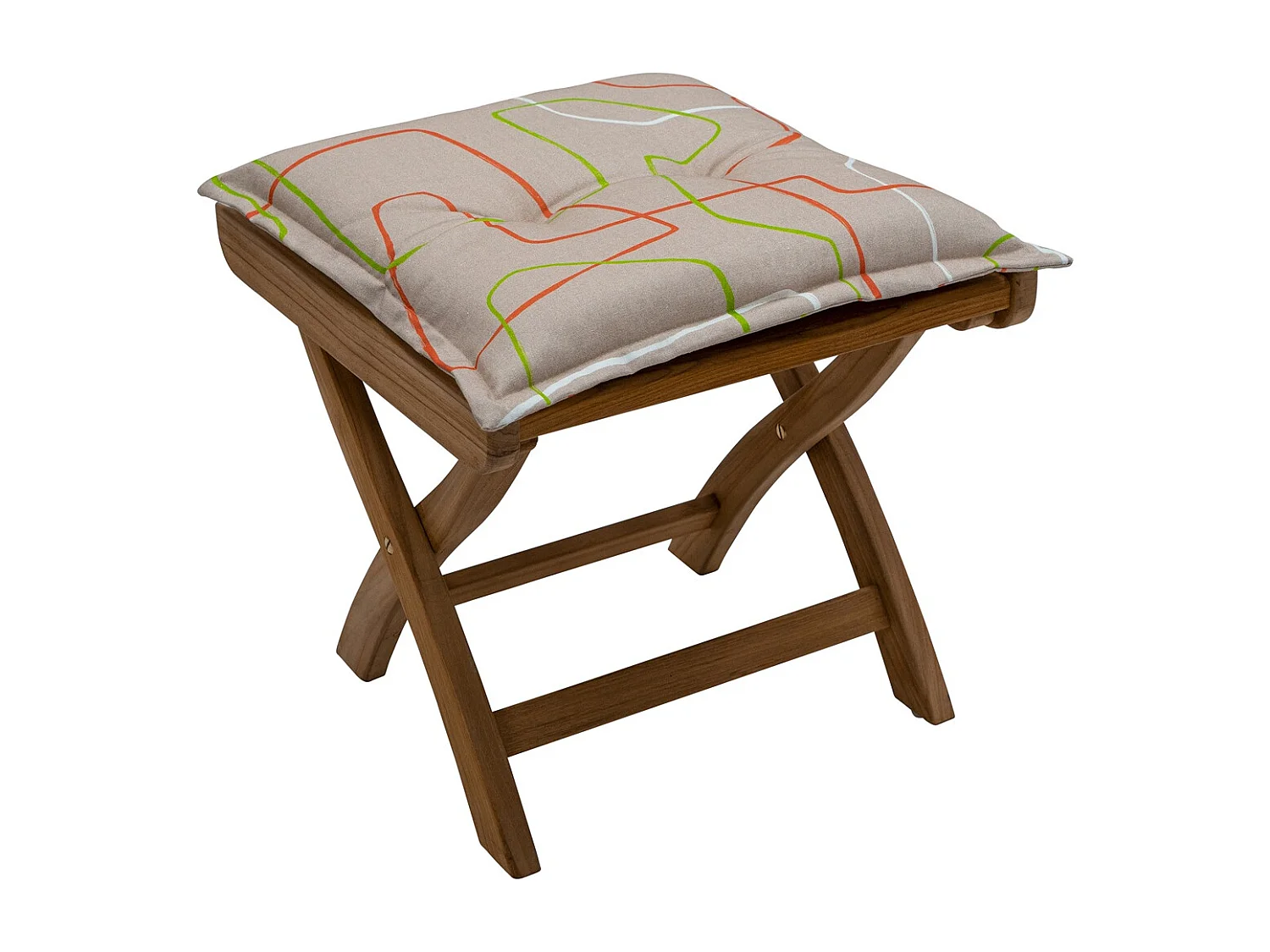 Coussin d'assise Joah Terra - Environ 50x50 cm - Lot de 4