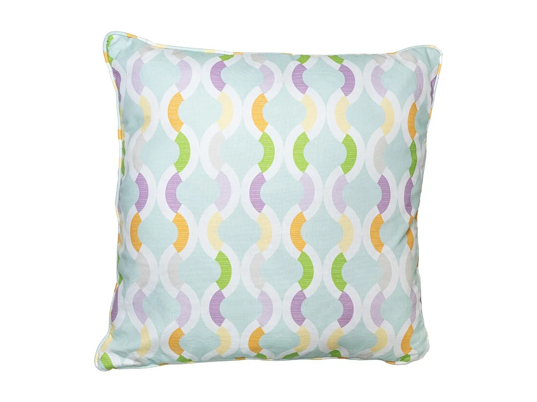 Sierkussen Trivia mint - Ca. 50x50 cm - Set van 4