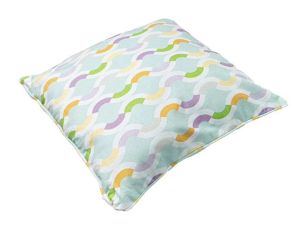 Sierkussen Trivia mint - Ca. 50x50 cm - Set van 4