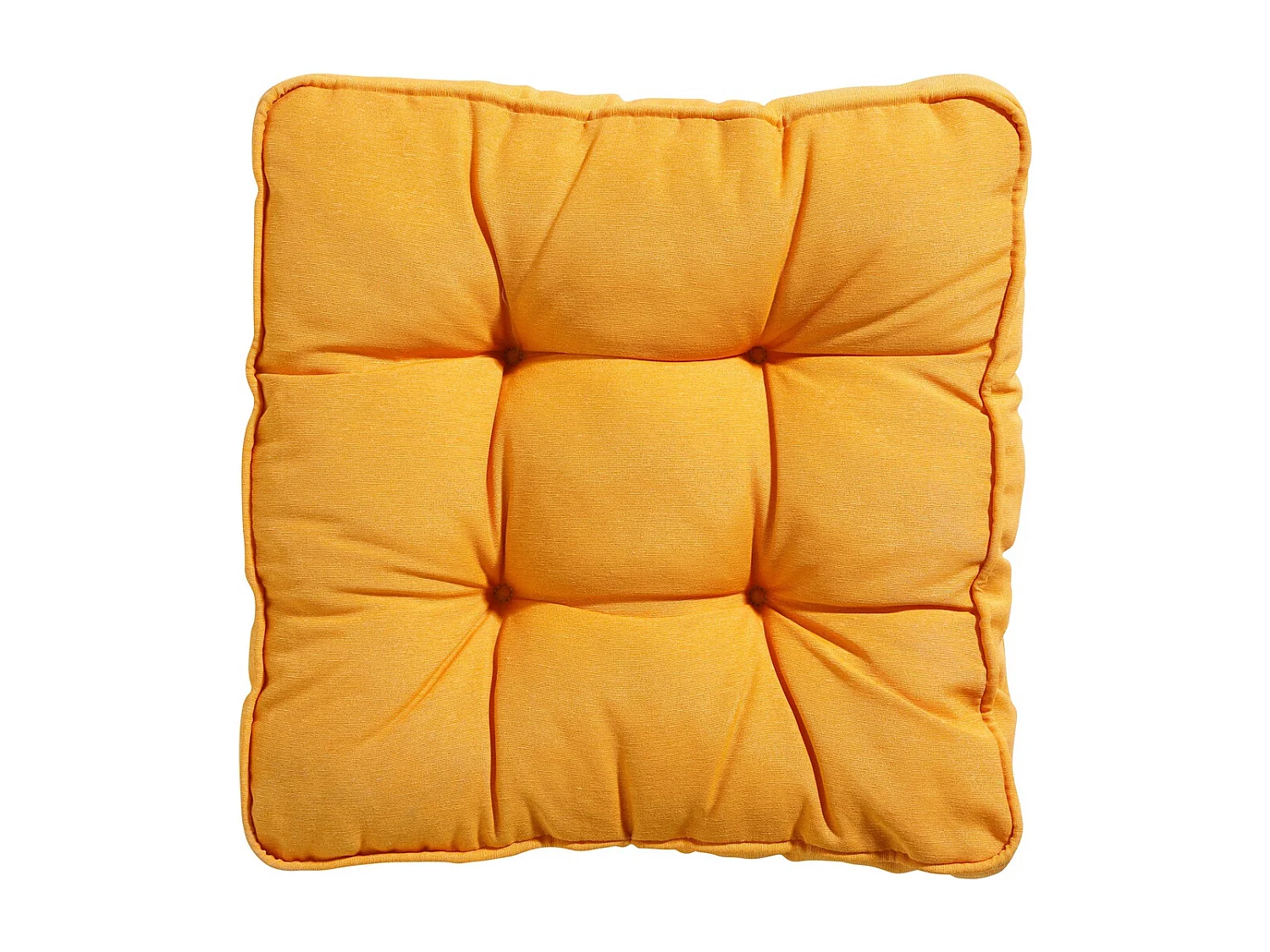 Sitzkissen Florance Panama golden glow - Ca. 47x47 cm - 4er Set