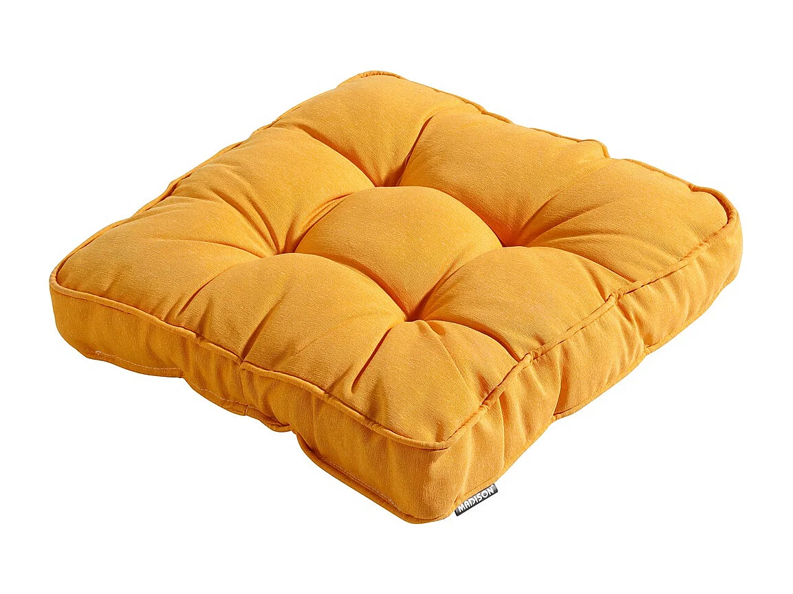 Sitzkissen Florance Panama golden glow - Ca. 47x47 cm - 4er Set