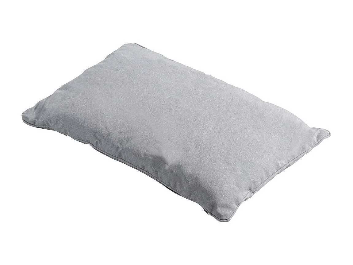 Coussin décoratif Panama gris clair - Env. 40x60 cm - Lot de 4