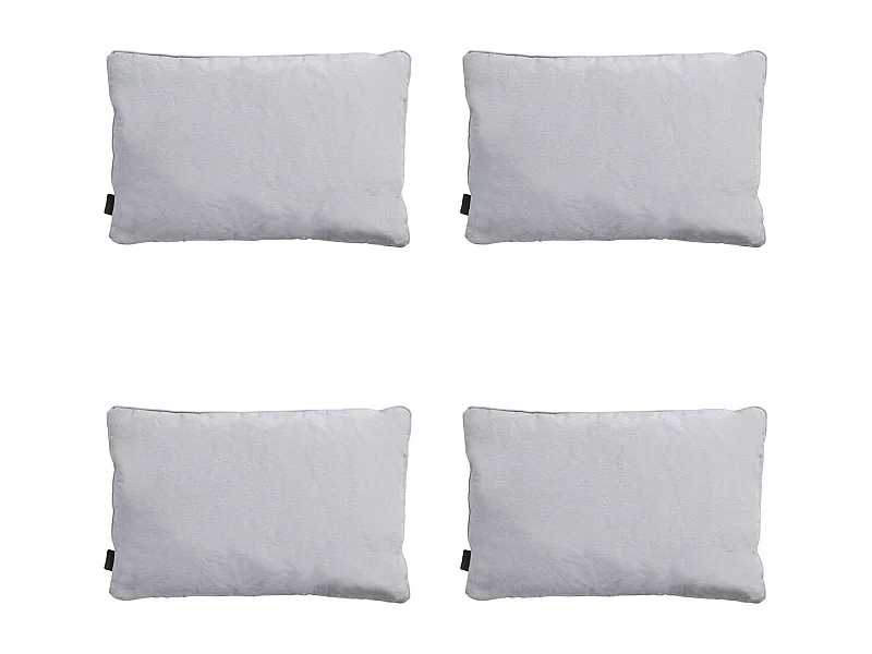 Dekokissen Panama hellgrau - Ca. 40x60 cm - 4er Set