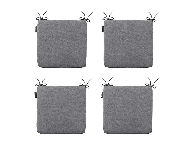Zitkussen Panama grey - Ca. 40x40 cm - Set van 4