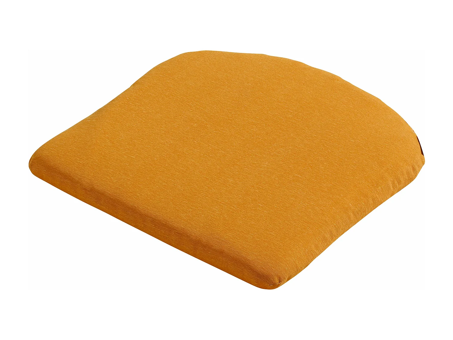 Coussin d'assise Panama doré brillant - Environ 46 x 48 cm - Lot de 4