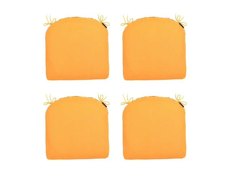 Sitzkissen Panama golden glow - Ca. 46x48 cm - 4er Set