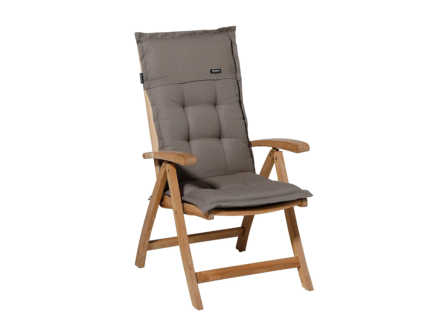 Coussin de chaise de jardin Low Back Rib foie - Environ 105 x 50 cm - Lot de 4