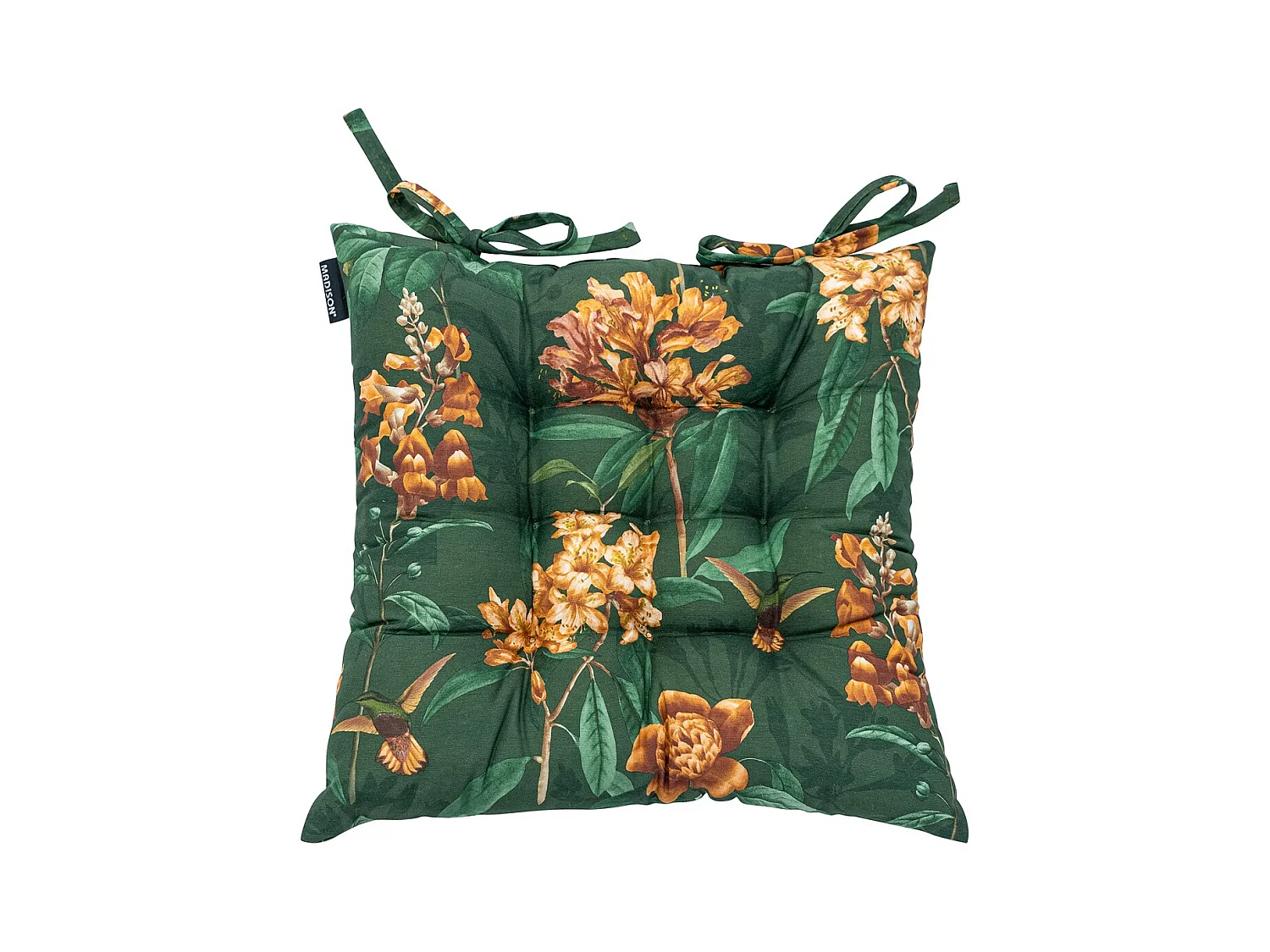Coussin d'assise Tuscany Lua vert - Env. 46x46 cm - Lot de 4