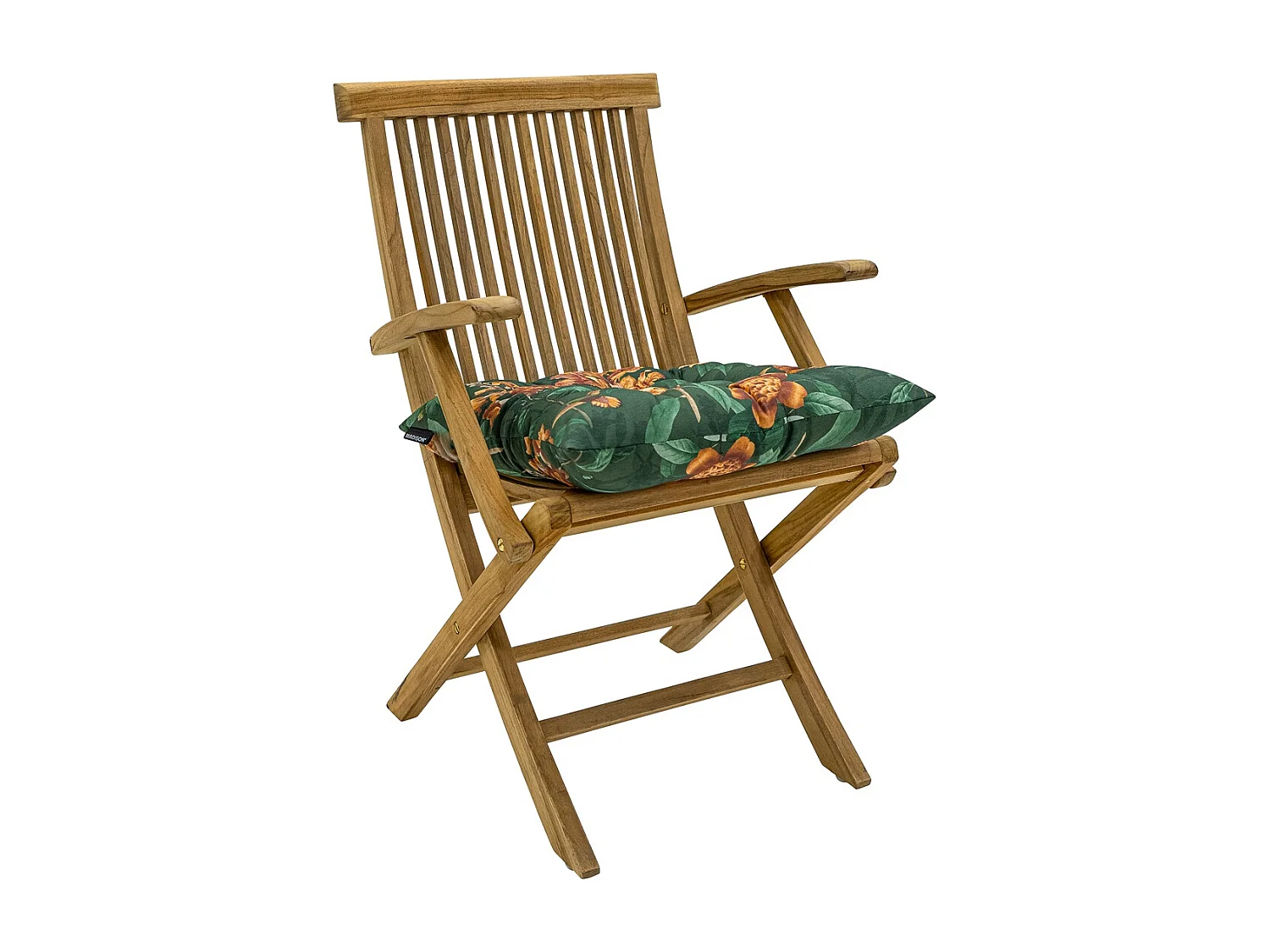 Coussin d'assise Tuscany Lua vert - Env. 46x46 cm - Lot de 4