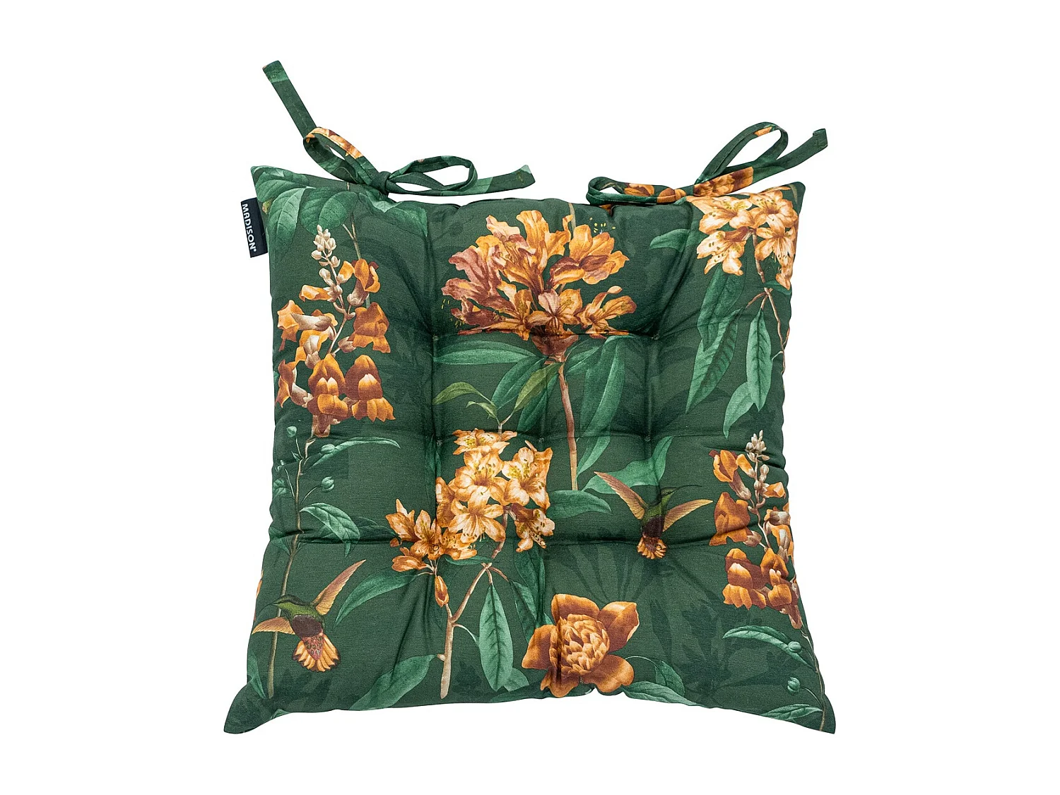 Coussin d'assise Tuscany Lua vert - Env. 46x46 cm - Lot de 4