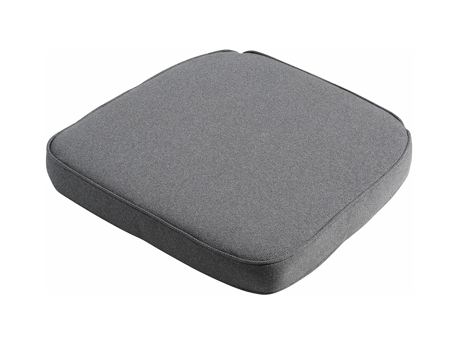 Coussin d'assise Wicker Manchester gris - Environ 48 x 48 cm - Lot de 4