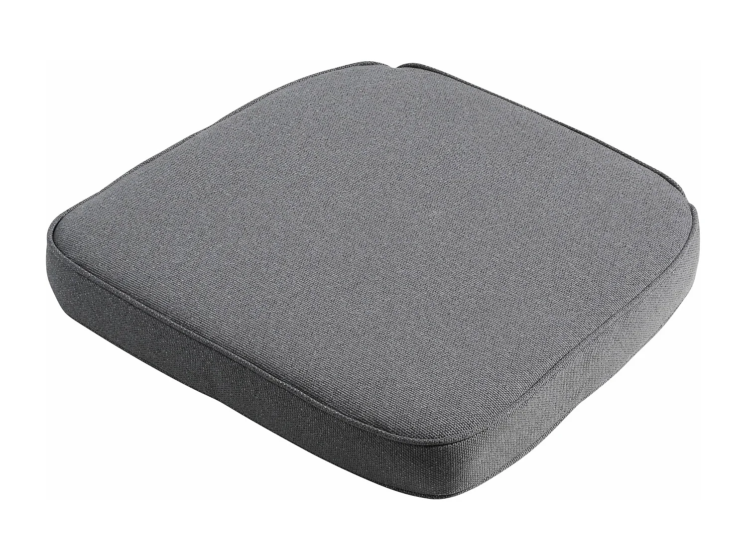 Coussin d'assise Wicker Manchester gris - Environ 48 x 48 cm - Lot de 4