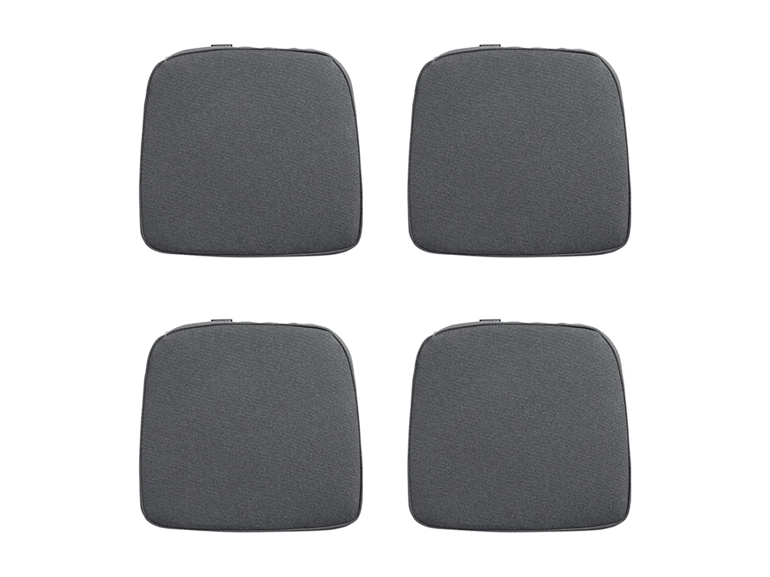 Zitkussen Wicker Manchester grey - Ca. 48x48 cm - Set van 4