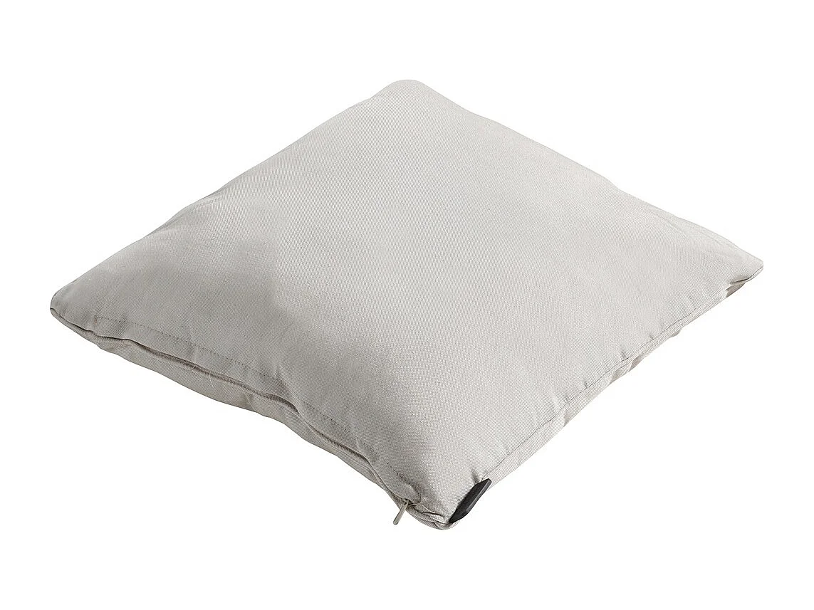 Coussin décoratif en lin Panama - Environ 60x60 cm - Lot de 4