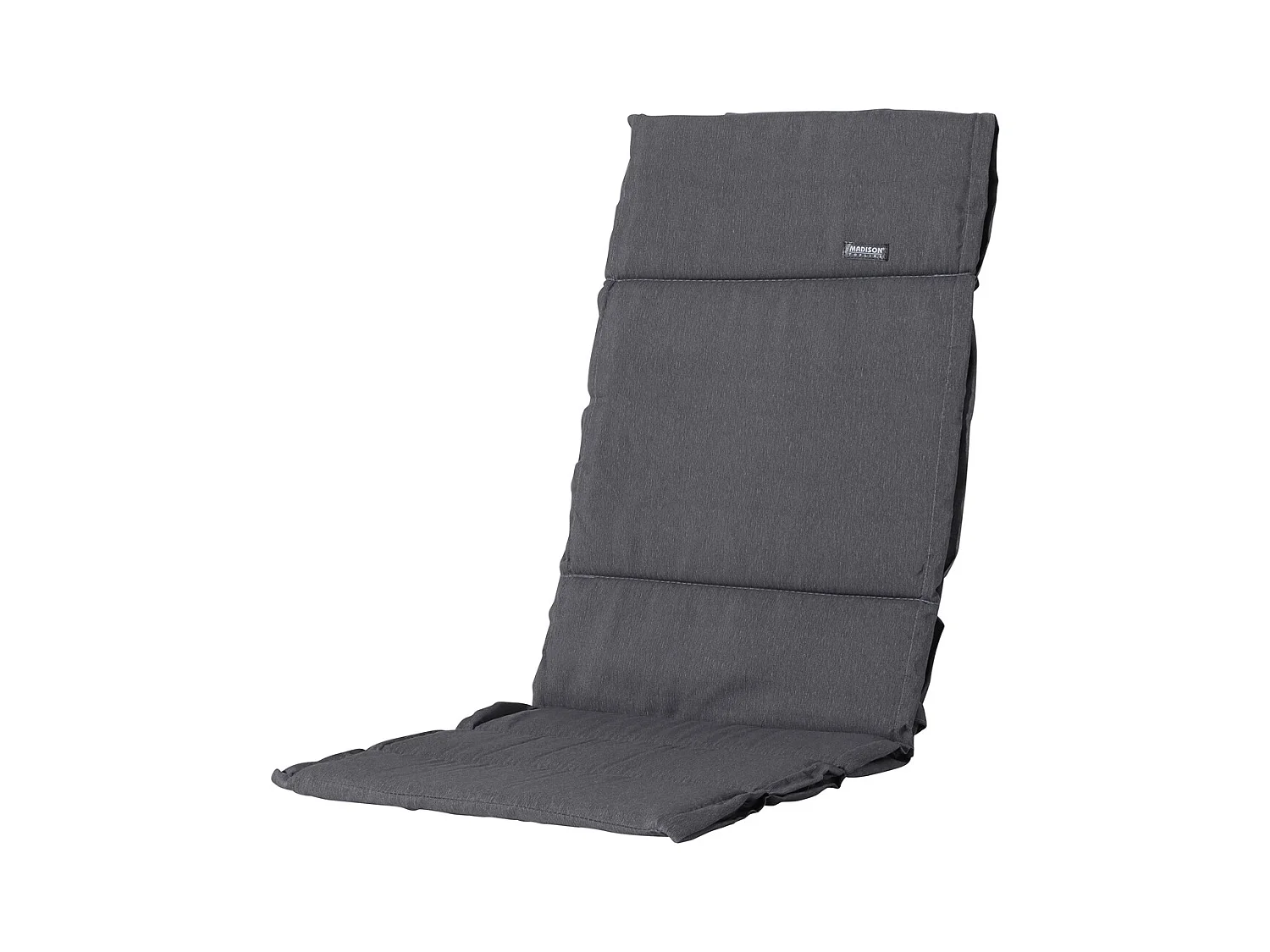 Coussin de jardin Fiber Deluxe Panama gris - Env. 125 x 50 cm - Lot de 4