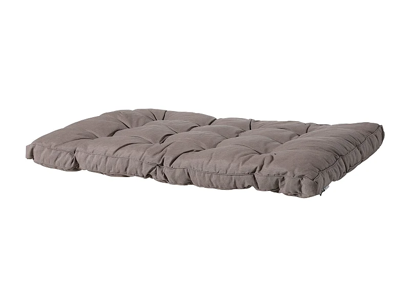 Coussin d'assise Panama taupe - Env. 120x80 cm