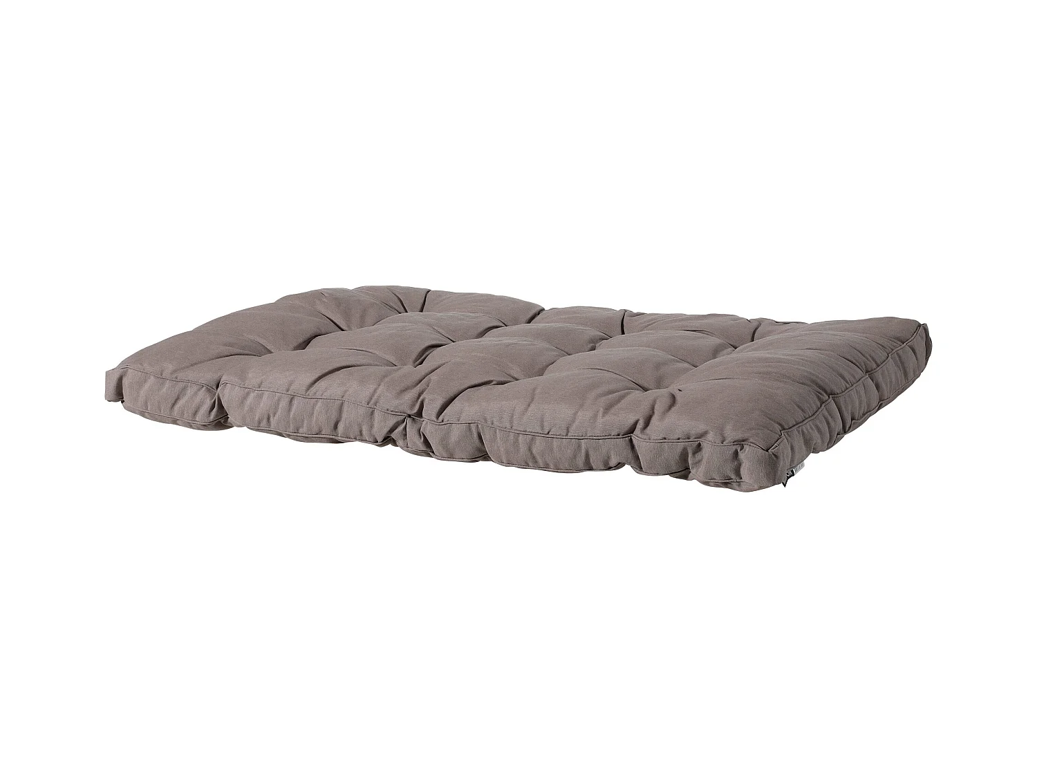 Coussin d'assise Panama taupe - Env. 120x80 cm
