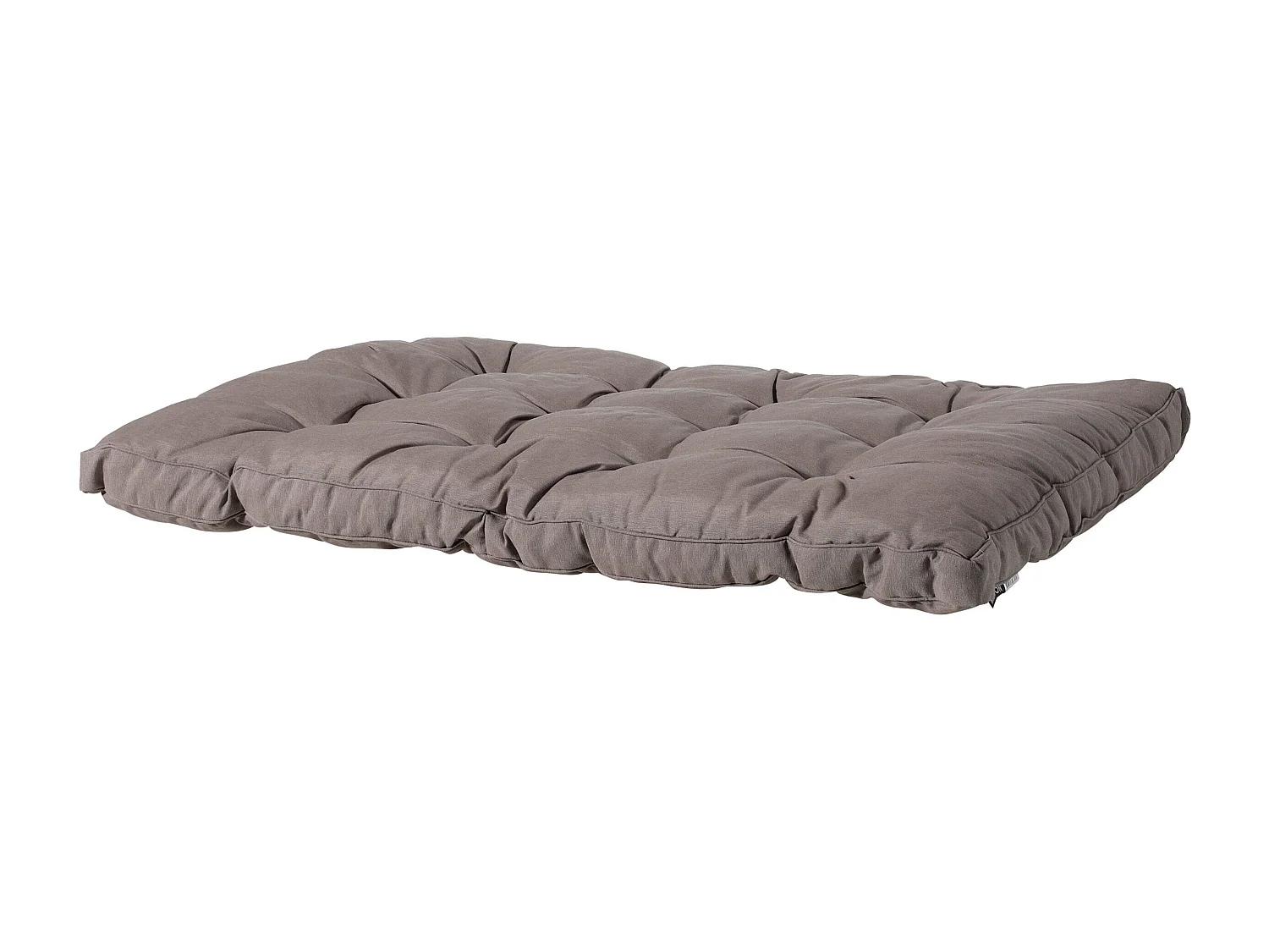 Coussin d'assise Panama taupe - Env. 120x80 cm