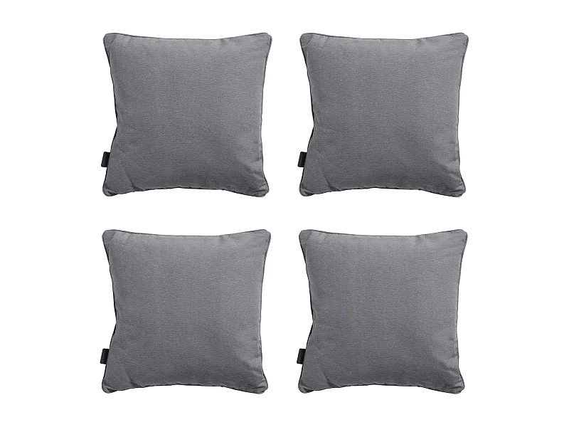 Dekokissen Panama grau - Ca. 45x45 cm - 4er Set